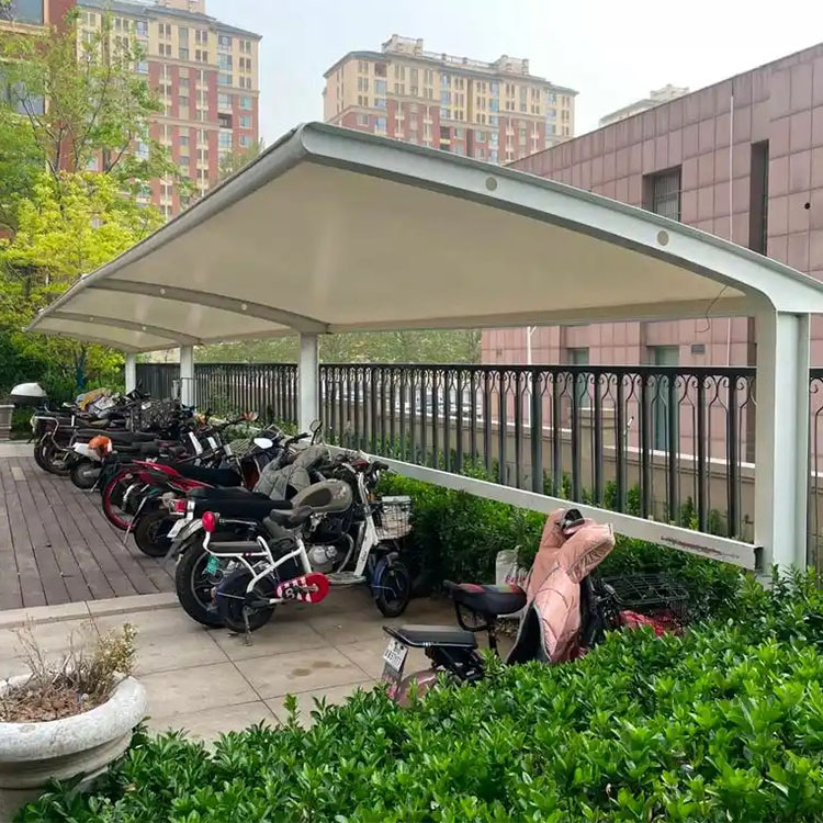 大庆膜结构电动车棚